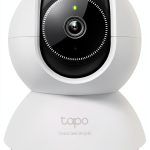 TP Link Tapo 360 Pan Tilt 2K Home Security Camera White-0