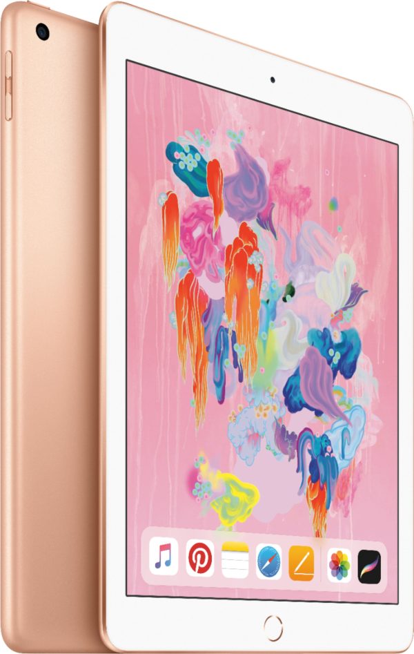Apple iPad Wi Fi 128GB Gold Geek Squad Certified Refurbished-3