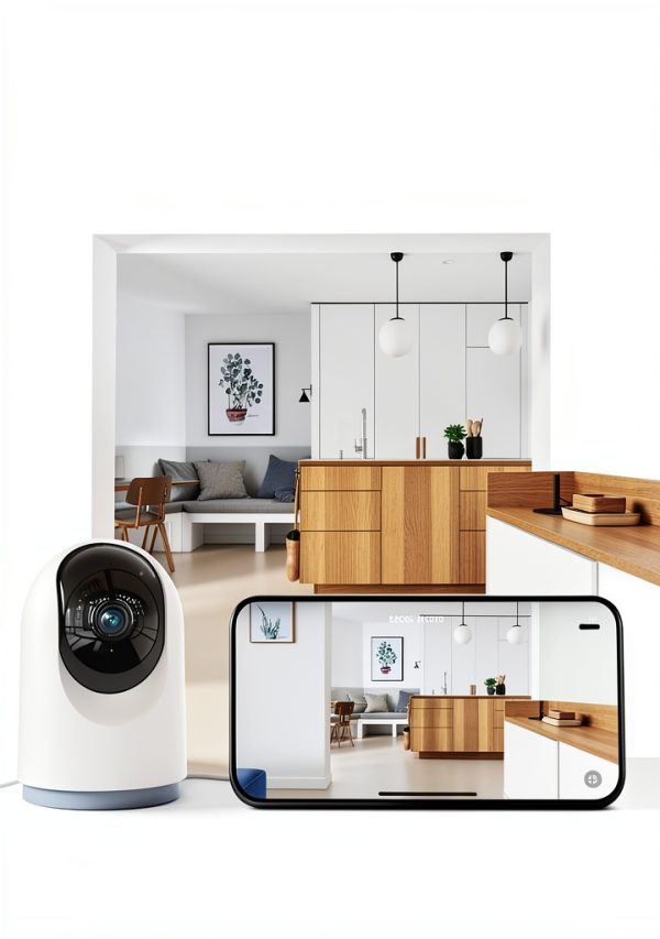 FINEAK Indoor 2K Security Camera Pan Tilt Motion Detection-4