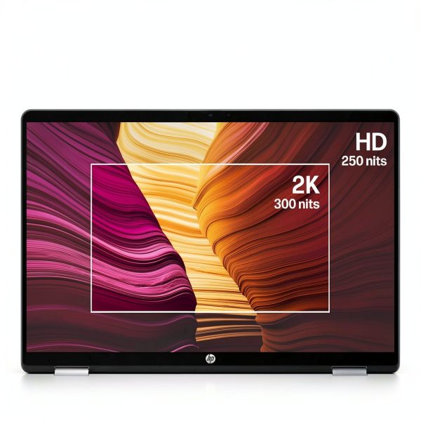 HP Chromebook 14 2K Touchscreen 2 in 1 Laptop Intel N150-2