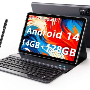 Kimlok Android 14 Tablet 10 Inch 14GB RAM 128GB Storage-0