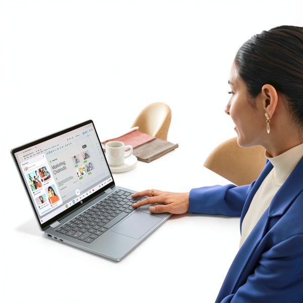HP Chromebook Plus 14 2K Touchscreen Laptop Intel Core N355-14