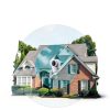 FINEAK 2K Indoor Camera 360 Degree Pan Tilt Home Security-1
