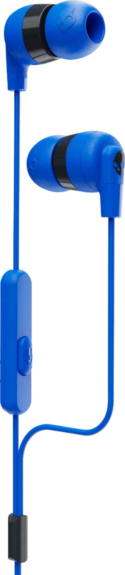 Skullcandy InkD+ headphones in Cobalt Blue with EarGels