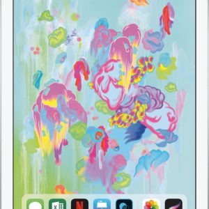 Apple iPad Wi Fi 128GB Silver Geek Squad Certified-0