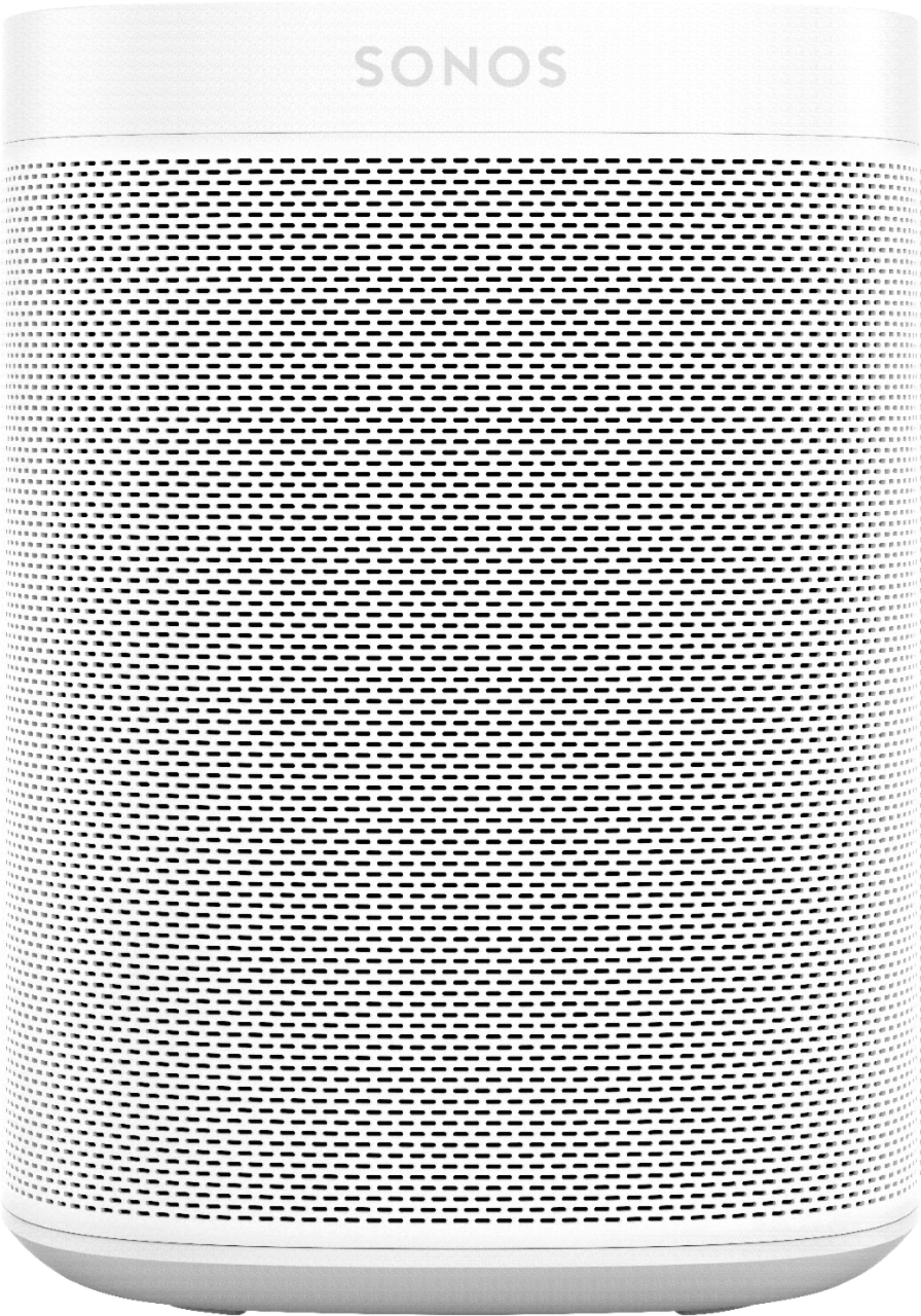 Sonos One SL smart speaker in a modern living room setup