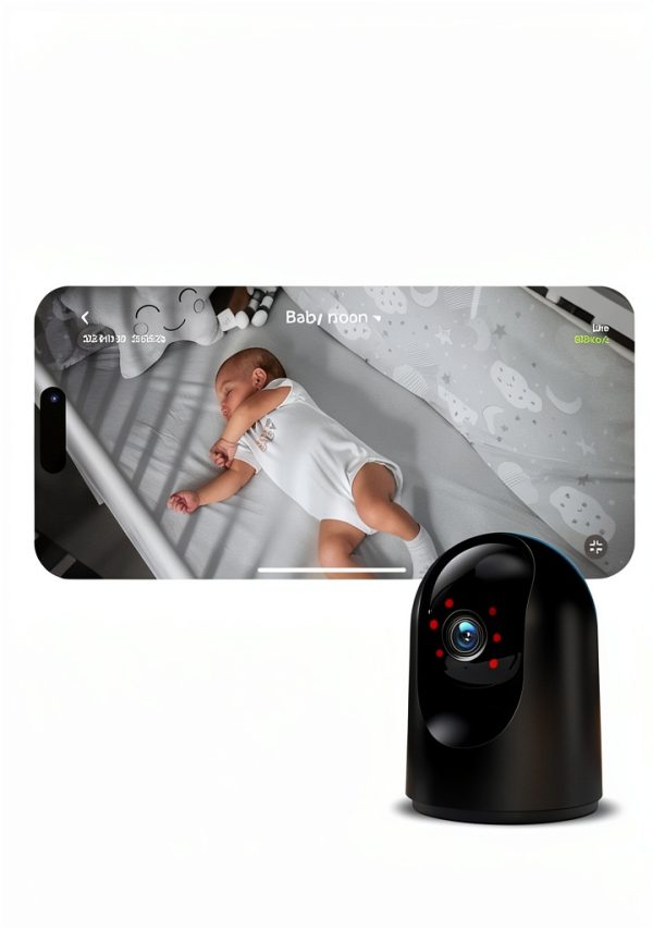 FINEAK 2K Security Camera Indoor Night Vision 2 Way Audio-4