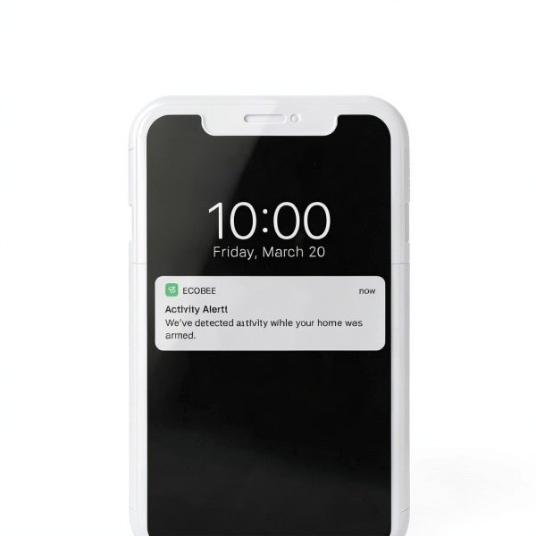 ecobee SmartCamera Voice Control Black White Home Security-5