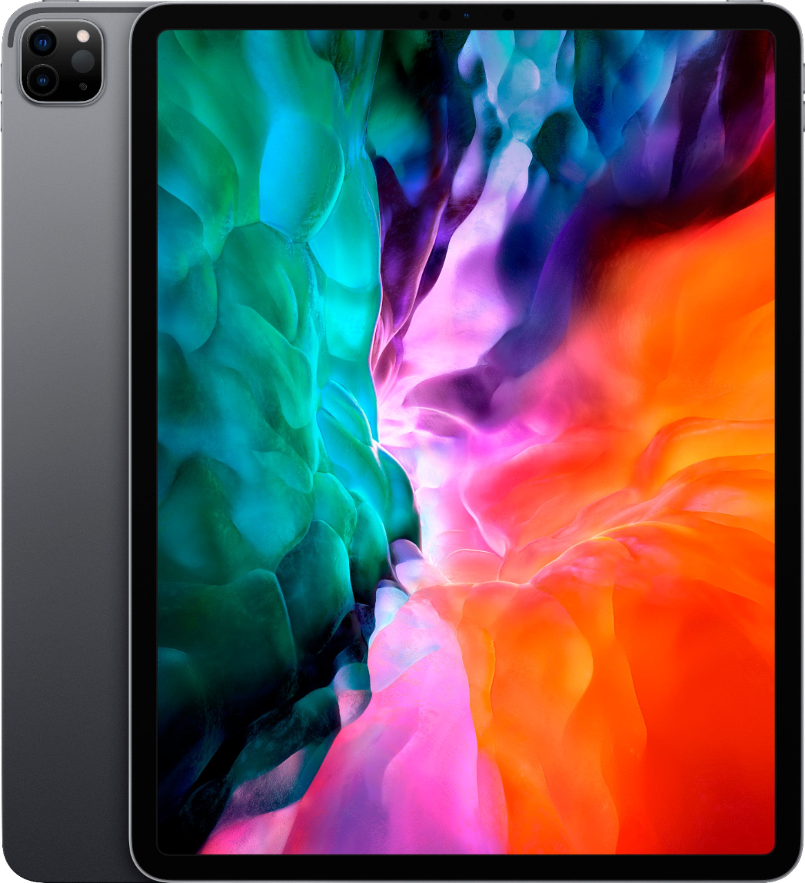 Apple iPad Pro 12.9-inch display showing vibrant colors and sleek design