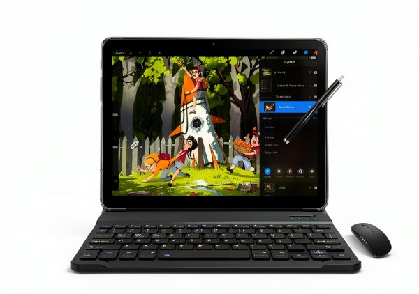 MEIZE Android 14 Tablet 10.1 Inch 128GB Keyboard Mouse-13
