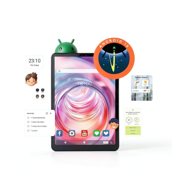 MOONSTARS Android 14 Tablet 11 Inch 128GB 16GB RAM 4G LTE-2