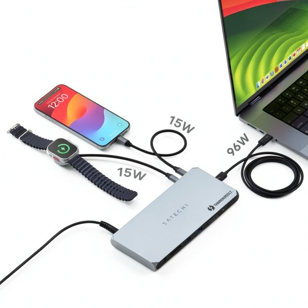 Satechi Thunderbolt 4 Dock Multi Display 40Gbps Data-3