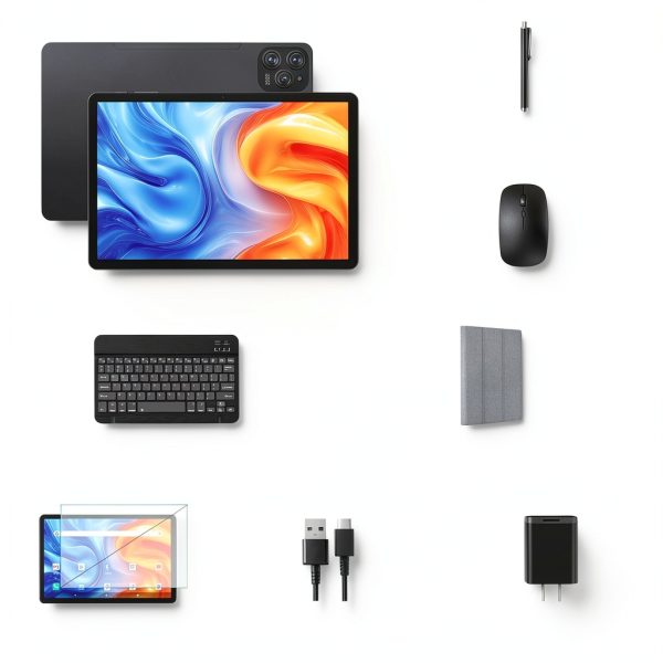 MOONSTARS Android 15 Tablet 11 Inch 128GB 16GB RAM 2 in 1-5