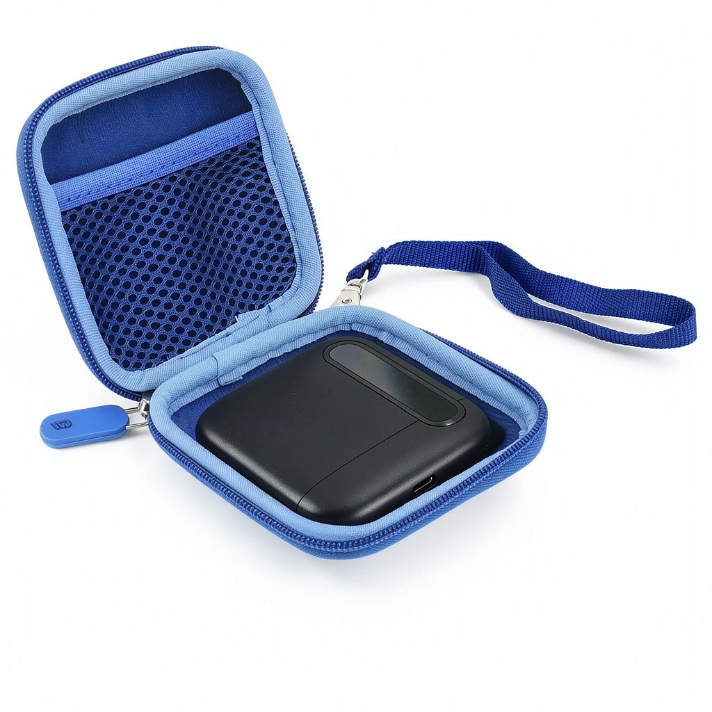 'CASEMATIX Hard Travel Case showcasing the rugged EVA shell and compact design'
