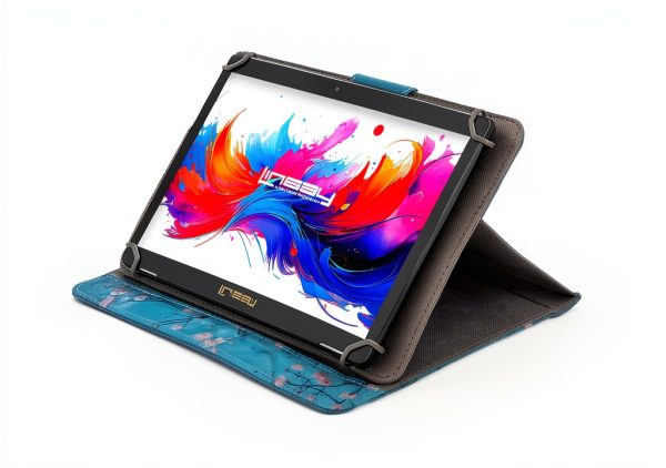 LINSAY 10.1 Inch Octa Core 256GB Android 15 Tablet Green-2