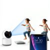 Cluzine 3MP Indoor Smart Security Camera Pan Tilt Alexa-3