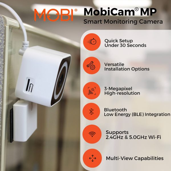 MobiCam MP Smart Home Office Camera 3MP Two Way Audio-5
