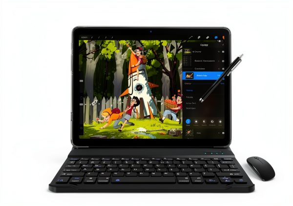 MEIZE Android 14 Tablet 10.1 Inch 128GB 8GB RAM Keyboard-13