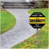 Night Owl Reflective Outdoor Yard Stake Sign Aluminum-2