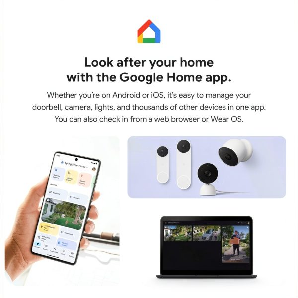 Google Nest Cam Indoor Wired Security Camera Fog Linen Snow-4